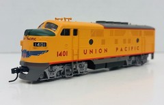 Proto 1000 HO Union Pacific AB Set Powered F3A & Dummy F3B Diesel 8174 READ