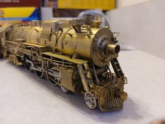 KEY IMPORTS BRASS HO SANTA FE 3450 4-6-4 MOST MODERN STEAM LOCOMOTIVE
