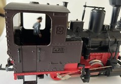 LGB Lehmann Gross Bahn 2020 Steam Locomotive Brown G Gauge 1968