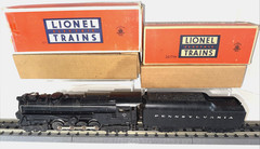 LIONEL POSTWAR O GAUGE 671 STEAM TURBINE LOCO W/2671W WHISTLE TENDER-OB