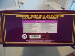 MTH 20-3125-1 Southern Pacific AC-6 Cab Forward Die Cast Steam Locomotive NIB