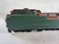 United Models HO Scale BRASS Southern 4-6-2 Steam Loco & Tender #1401 – Painted