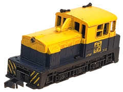 N Bachmann Plymouth 0-6-0 Santa Fe Switcher #32 (Tested) no front HR – no box