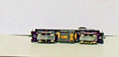 HO NYC brass RS diesel. used. Can motor. Runs fine. DC loco. No box.
