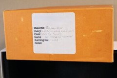 SANCHENG FINESCALE BRASS EMPTY BOX for O GAUGE 4-6-0 ROYAL SCOT LOCOMOTIVE oi