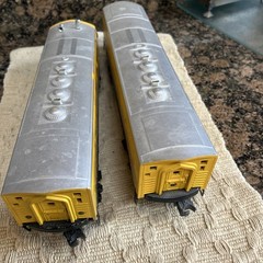 Lionel 2379 Rio Grande Diesel plus a car