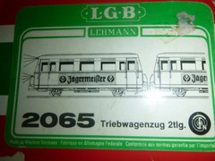LGB 2065 “Wismar Railbus” 2 Railcars, Good Condition (Art.A060)