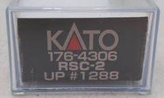 Kato 176-4306 N Scale Union Pacific RSC-2 Diesel Locomotive #1288 EX/Box