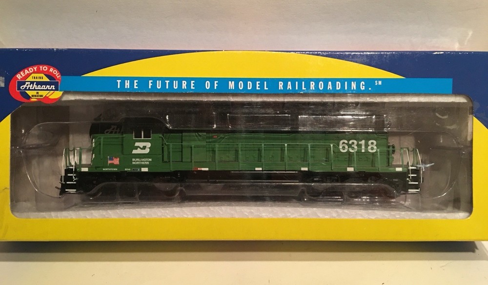 HO Athearn RTR 93543 Burlington Northern SD40 Diesel Locomotive BN #6318