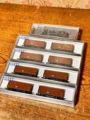 KATO B6 2157 Type Locomotive with 8 KATO WAM80000 Freight Cars Set