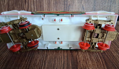 1986 New Bright Christmas Express Train Locomotive Set W/ Bears For Repair