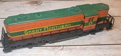 AHM /RIVAROSSI YUGOSLAVIA HO SCALE GP 18 DIESEL GREAT NORTHERN 1186