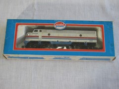 Vtg Model Power HO Scale F-9 Dual Drive Locomotive, Amtrak 6605, Tested, Box r
