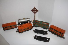VTG 1920’s Lionel 248 Locomotive + Pulman 607,629 Observation 630 and More