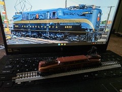 N Scale Kato 137-2004 GG1, PRR #4876, Tuscan Red, Digitrax DCC Installed