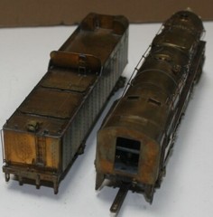 HO – CROWN – PITTSBURGH & LAKE ERIE CLASS A-2a 2-8-4 – UNPAINTED- ORIGINAL BOX