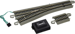 Bachmann Trains #4 Turnout Right Nickel Silver Rail with Roadbed HO Scale | Snap