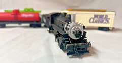 HO Advertising Train, Topco, 2 -6-0 Mogul, and 5 cars