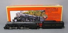 Lionel 6-28052 O Gauge N&W Class A Articulated 2-6-6-4 Steam Loco & Tender #1218