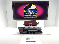 MTH Premier 20-3087-1 Gulf Mobile & Ohio 4-6-2 Pacific PS.2 O Used BCR #5296 GMO