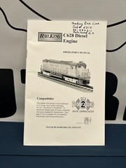 Mth Railking C628 Diesel Engine w/ Protosound 2 Manual