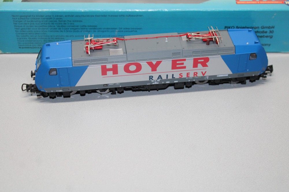 Piko 57434 Electric Locomotive Series 185 Hoyer Railsurf DSS Gauge H0 OVP