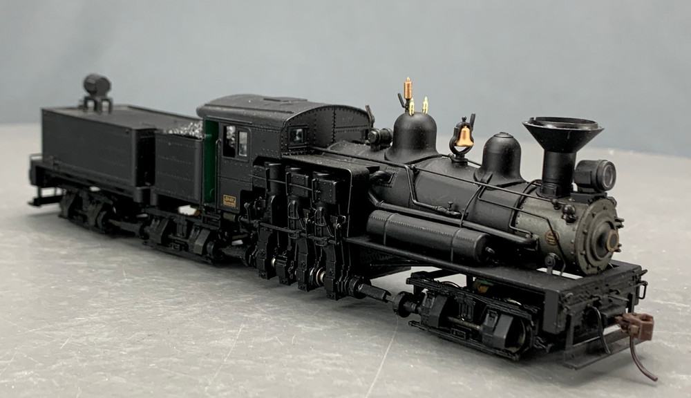 HO Bachmann Spectrum 80 Ton 3 Truck Shay Steel Cab w/Dcc Non-Snd HO8059