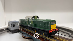 Heljan 1719 Class 17 D8558 BR Green Yellow Panels DCC Ready 8 Pin LED Lights