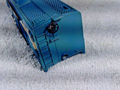 Body for Lionel 3530 Operating Generator Car Hard variation, white stripe to end