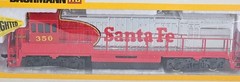 Bachmann 0633 HO Scale Santa Fe Chrome GE U 36 B Diesel #350 LN