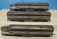 RL HO BRASS KEY IMPORTS NYC EMPIRE STATE ALCO PA-1/2 A-B-A LOCOMOTIVE SET CS #83