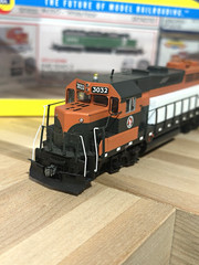 Athearn HO EMD GP35 Great Northern #3032 Diesel Locomotive DCC added LNIB
