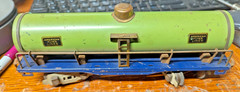 RARER COMPLETE 3210 ~ 10″ tin O GAUGE 30’S AMERICAN FLYER tanker READY 2 ROLL