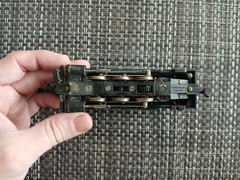 Vintage HO scale Revell Union Pacific Omaha 0-6-0 Steam Locomotive with smoke #2