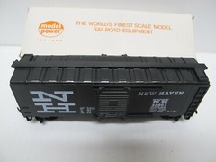 Vintage Model Power~Santa Fe 40′ Box Car New Haven Train Car~8000~HO Scale~NIB