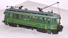 HO Brass Pacific Electric ‘Balloon Route’ Excursion Car 1-of-Kind Model XLNT!