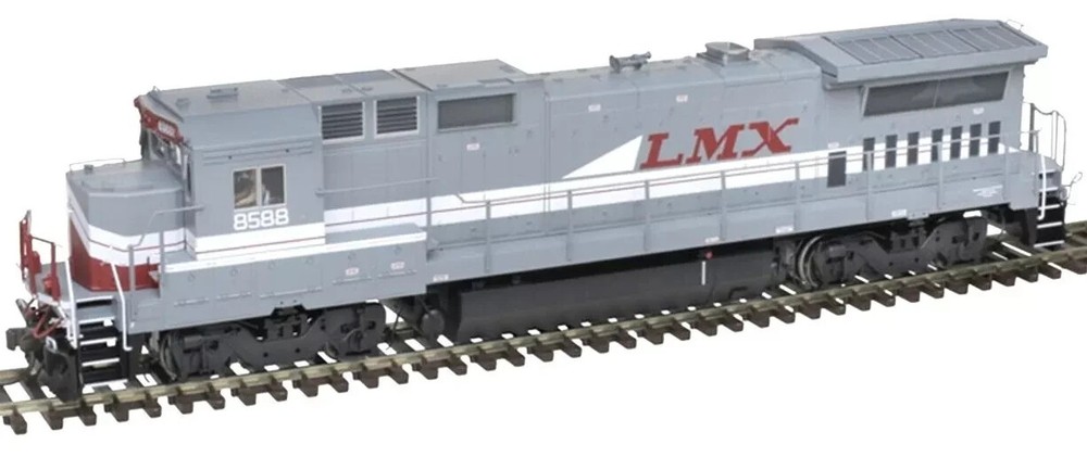 ATLAS 10004347 HO Dash 8-40B Fr Ditch Lights LMX General Electric Leasing 8582
