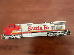 Athearn SANTA FE C44-9W #601 … DCC Ready – Super Blue Box Conversion