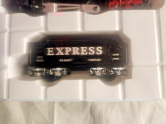 Battery Operated Train Set + 2 Classic Streetcars + Bachmann Steel Caboose – NIB