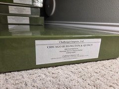Challenger Imports Ltd. HO Brass CB&Q EMD F3A/F3B/F3A Passenger Set Catalog #238