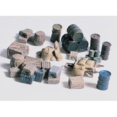 Woodland Scenics HO Crates/Barrels/Sacks WOOD203 HO Accessories