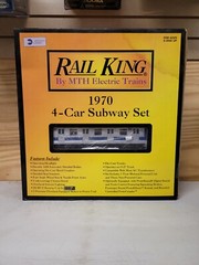 Railking by MTH 30-2122-1 NY Transit 1970 / 4-Car Subway Set w/ Proto Sound