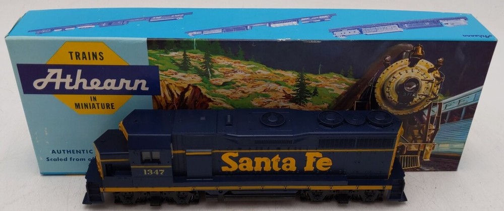 Athearn 4205 HO Santa Fe GP35 Powered Diesel Locomotive #1347/Box