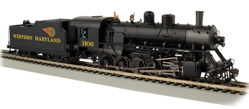 BACHMANN 85404 HO SCALE WM #1102 2-10-0 Decapod Locomotive w DCC WowSound