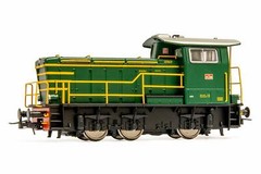 Rivarossi HR2791 HO 1:87 Diesel Locomotive 2008 Green Yellow Stripe Lights