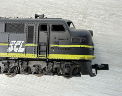 Vintage Atlas N Scale Seaboard Coastline Diesel Locomotive #4073 E-7-A
