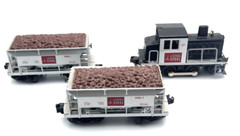 Lionel Steel 1996 Switcher Service Exclusive w/2 Ore Cars in Original Box