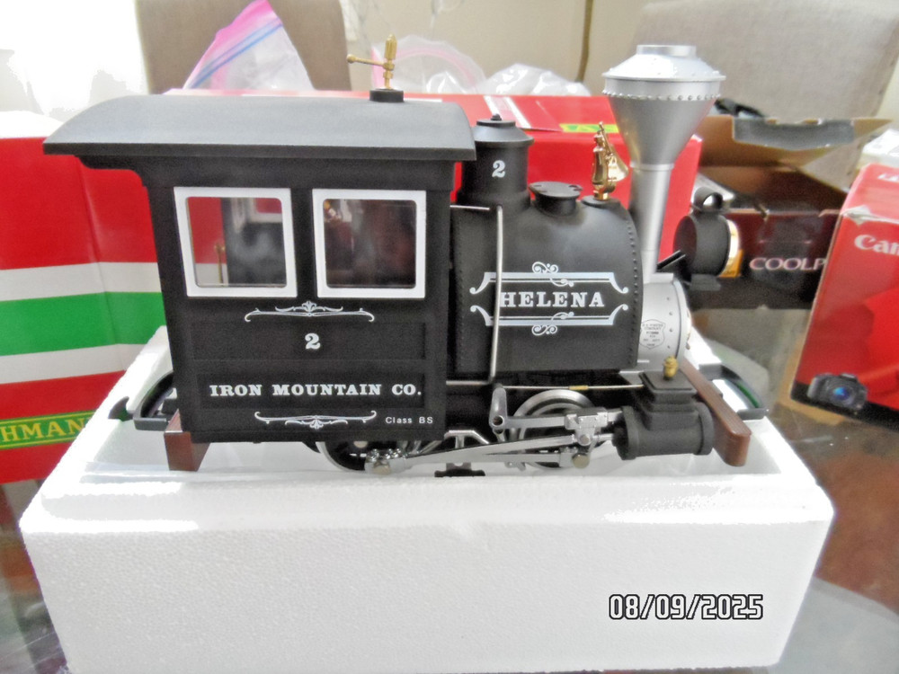 LGB LEHMANN G SCALE IN BOX 2177D HELENA IRON MOUNTAIN STEAM LOCOMOTIVE #2