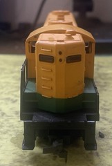 AHM Mehano Reading Lines Gp-18 #5513 Locomotive Engine Diesel Serviced Lot B56
