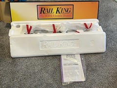 Rail king By MTH 4-6-4 Hudson Steam Engine Chesapeake & Ohio #491 3-Rail NOS